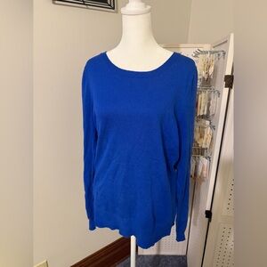 Moschino Vibrant Blue Crew Neck Sweater